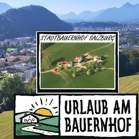 Stadtbauernhof Salzburg - Ferienwohnung - Gut Unterleithen Exterior foto